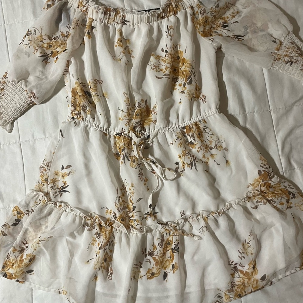 Floral Off-Shoulder Dress